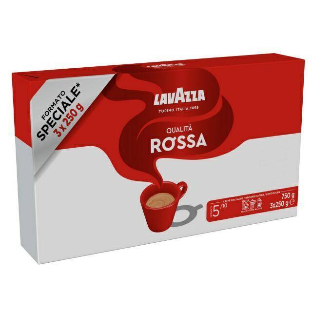 KAWA MIELONA LAVAZZA 250Gx3 ROSSA 5041