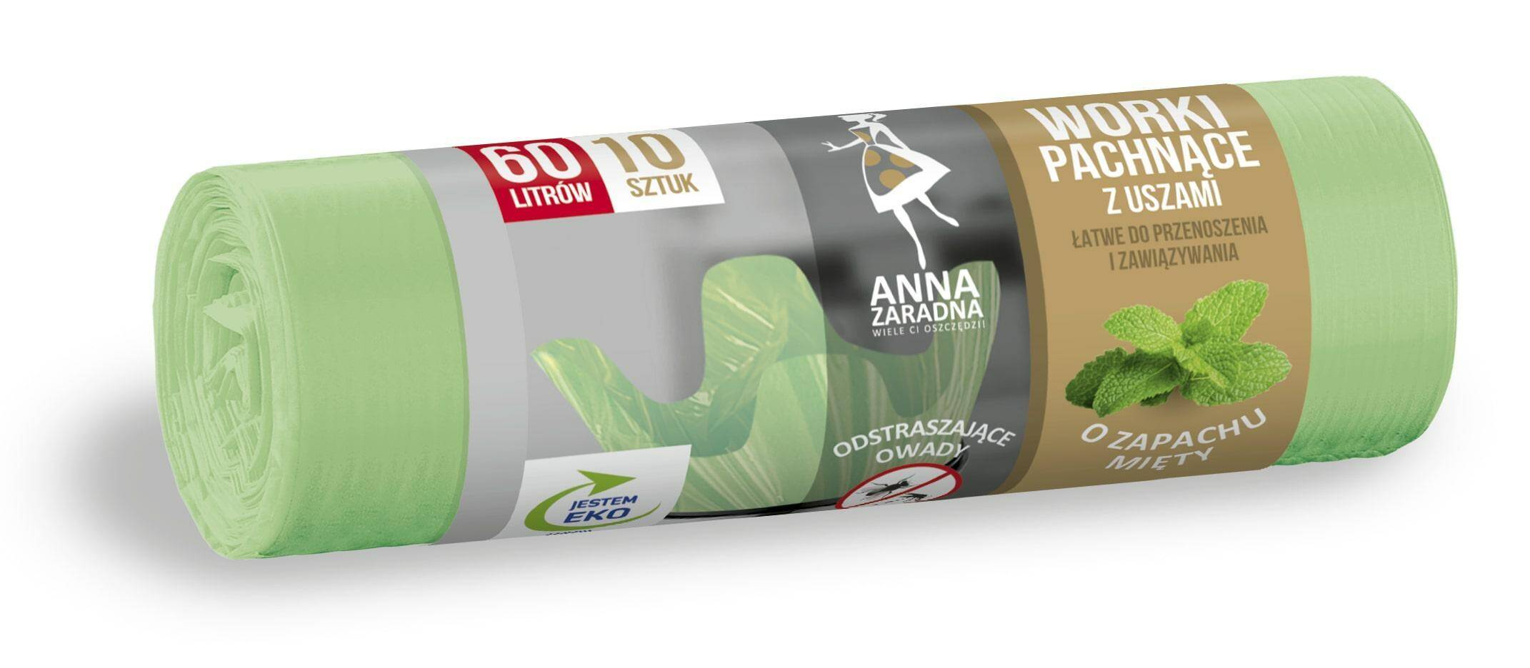 WORKI NA ŚMIECI AZ 60L A10 Z USZAMI
