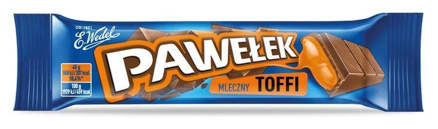 BATON PAWEŁEK 45G TOFFI 1194