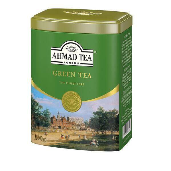 HERBATA AHMAD 100G GREEN TEA PUSZKA 6354