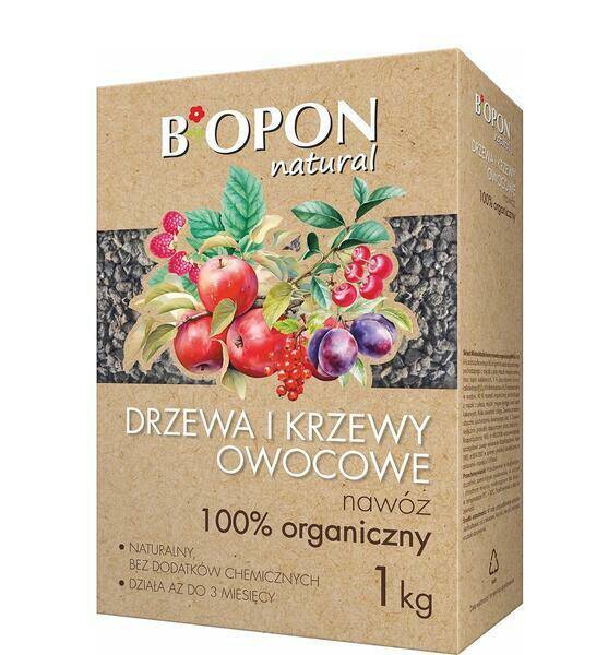BIOPON NAWÓZ NATURAL 1KG 100% ORGANICZNY