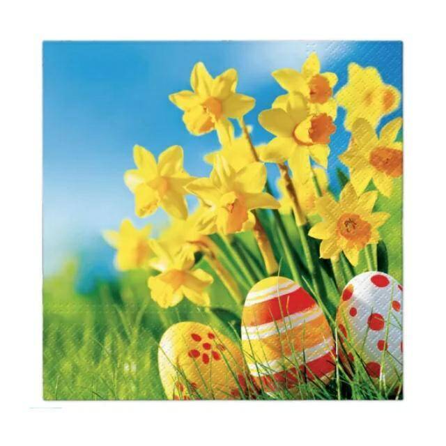 SERWETKI DAISY A20 WIELKANOC 33x33