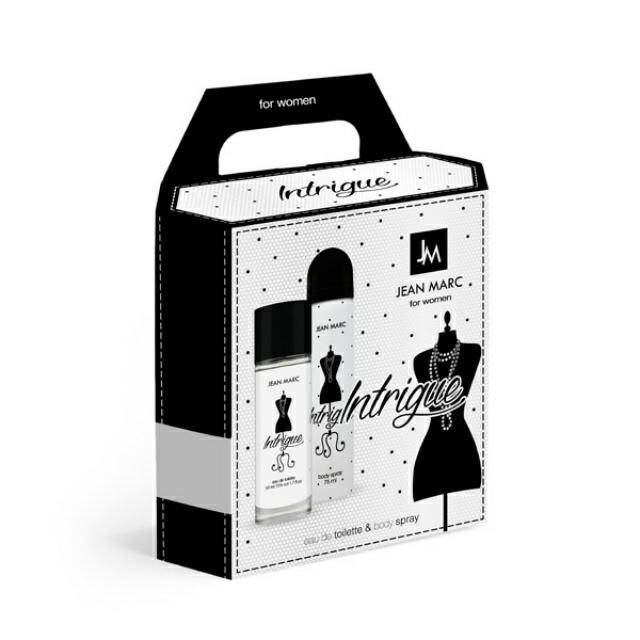ZESTAW J.M. INTRIGUE EDT 50ML+DEZO 75ML