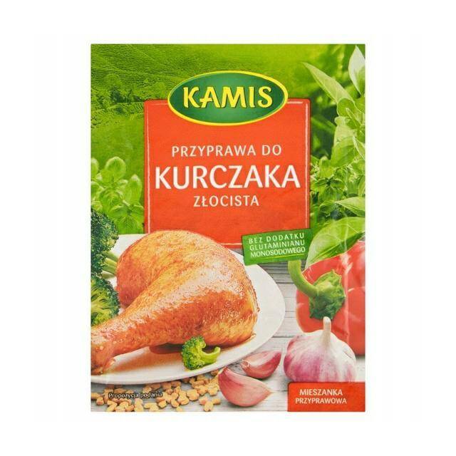 PRZYPRAWA KAMIS 30G DO KURCZAKA ZŁOCISTA