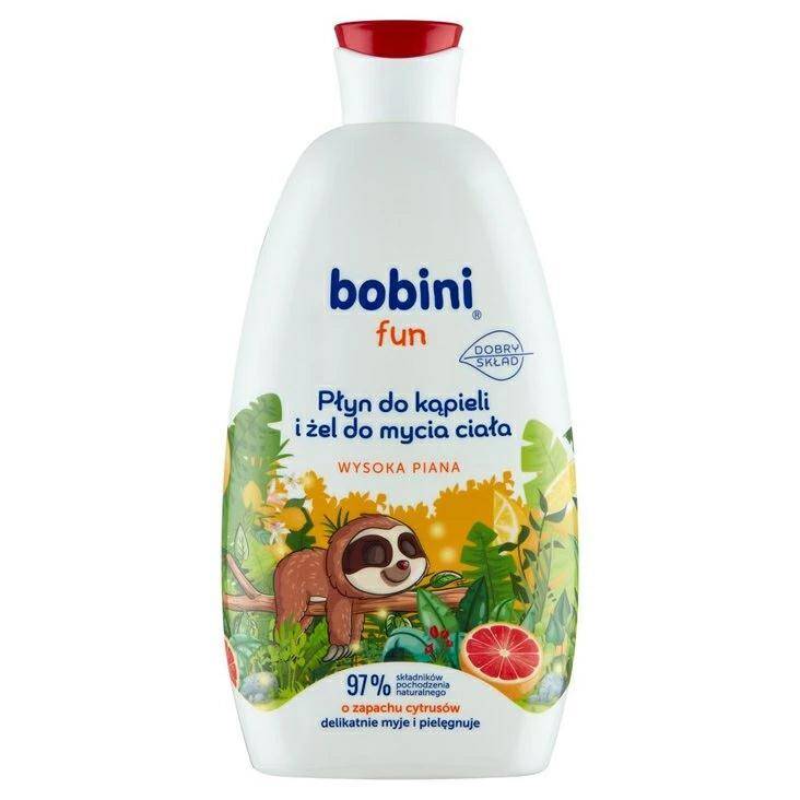 PŁYN DO KĄPIELI BOBINI 500ML CYTRUSOWY