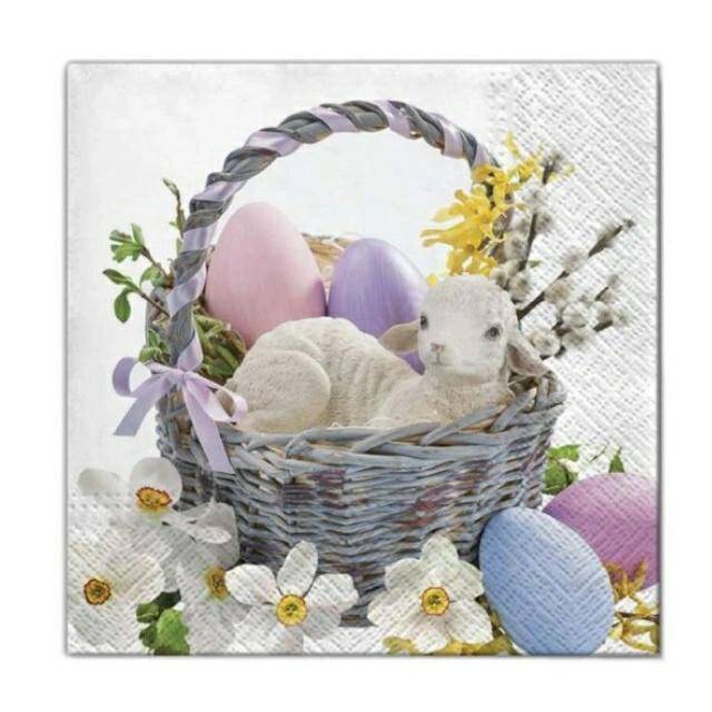 SERWETKI DAISY A20 WIELKANOC 33x33