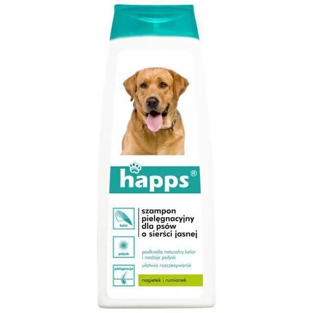 HAPPS SZAMPON DLA PSA 200ML JASNA SIERŚĆ