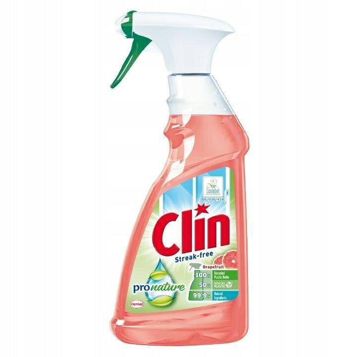 PŁYN DO SZYB CLIN 500ML POMPKA GRAPEFR