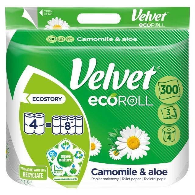 PAPIER TOALETOWY VELVET A4 RUMIANEK ECO