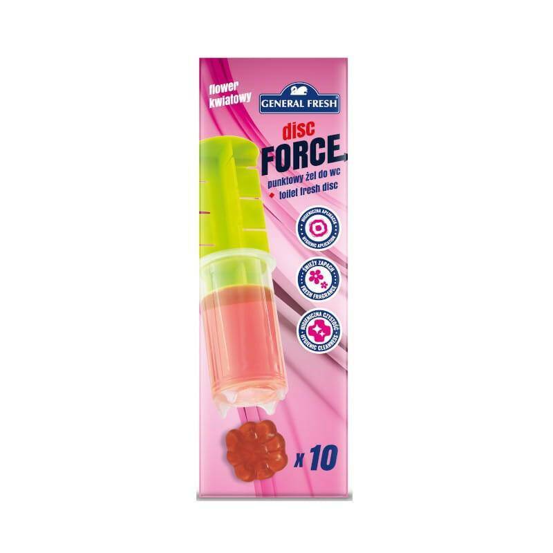 PUNKTOWY ŻEL DO WC DISC FORCE 60ML FLOWE