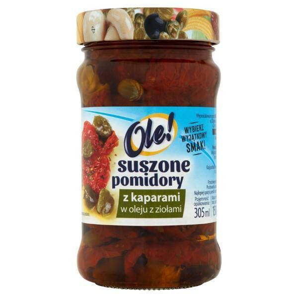 POMIDORY OLE 270G Z KAPARAMI W OLEJU Z
