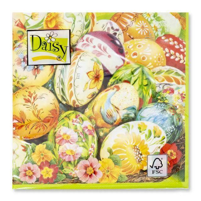 SERWETKI DAISY A20 WIELKANOC 33x33