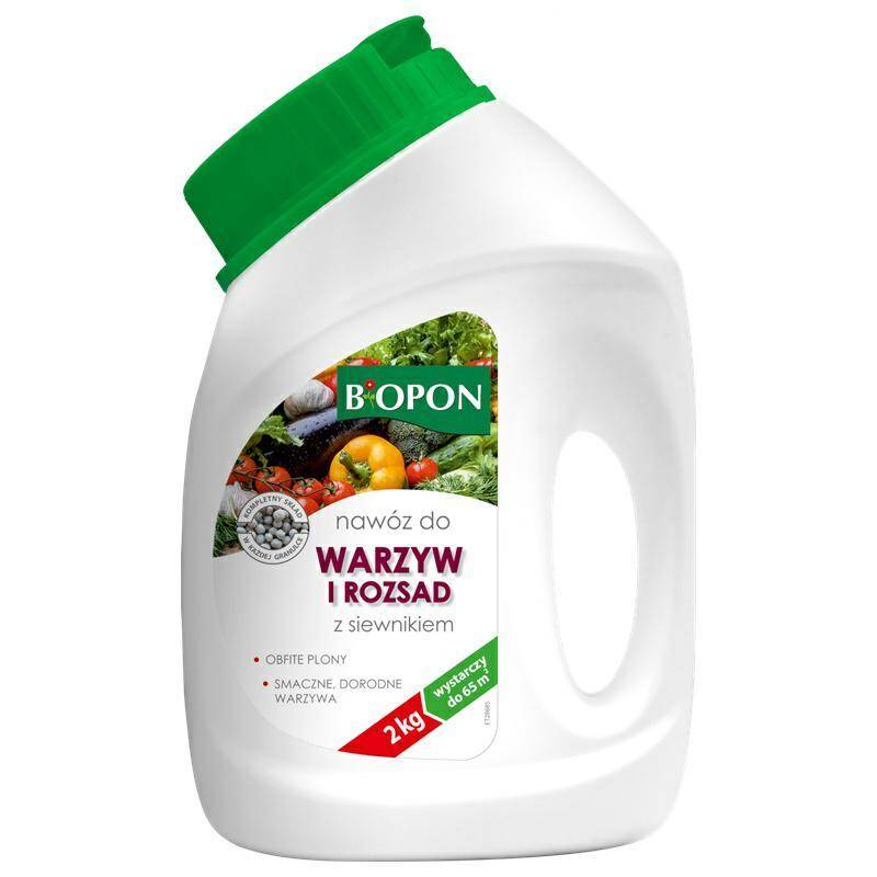 BIOPON NAWÓZ DO WARZYW 2KG GRANULAT Z