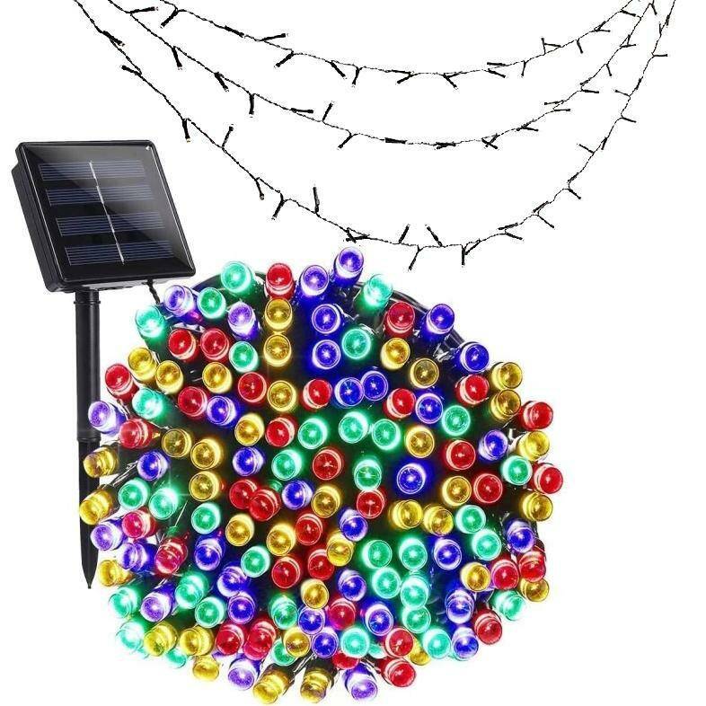 GIRLANDA SOLAR POLUX SHINE 100LED MULTI