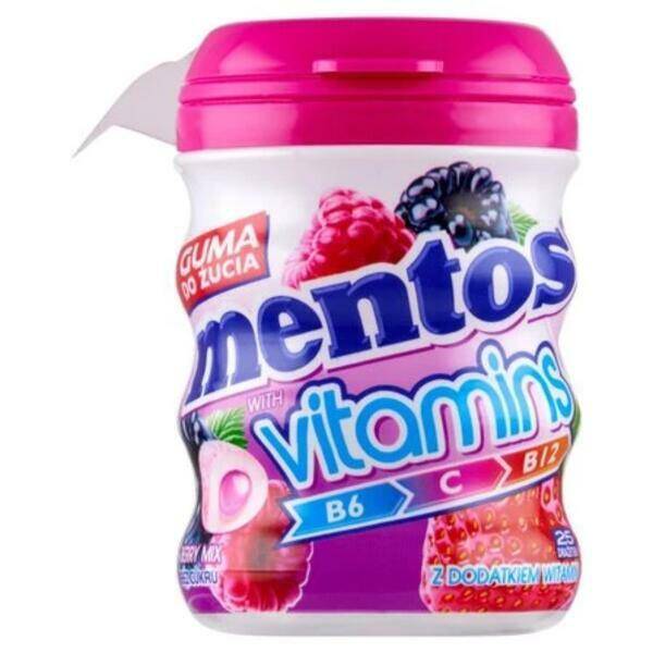 GUMA MENTOS 50G VITAMINS BERRY 8233