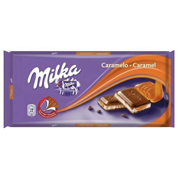 CZEKOLADA MILKA 100G CARAMEL