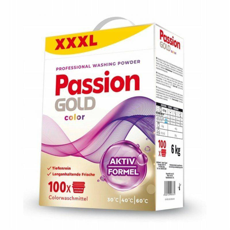 PROSZEK DO PRANIA PASSION 6KG KOLOR 100