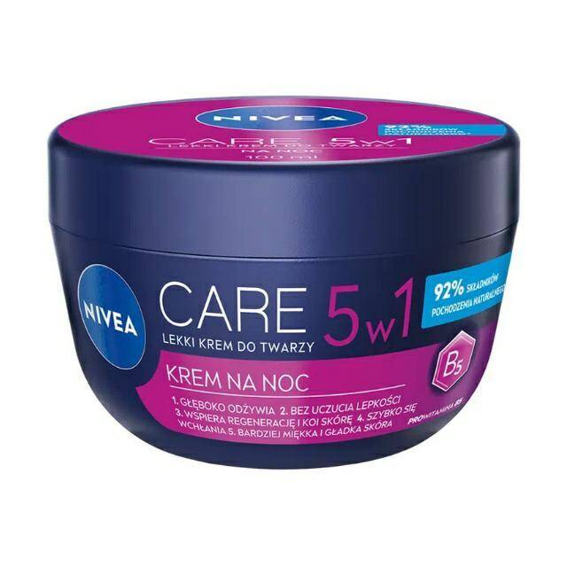 KREM DO TWARZY NIVEA 100ML CARE 5W1 NOC