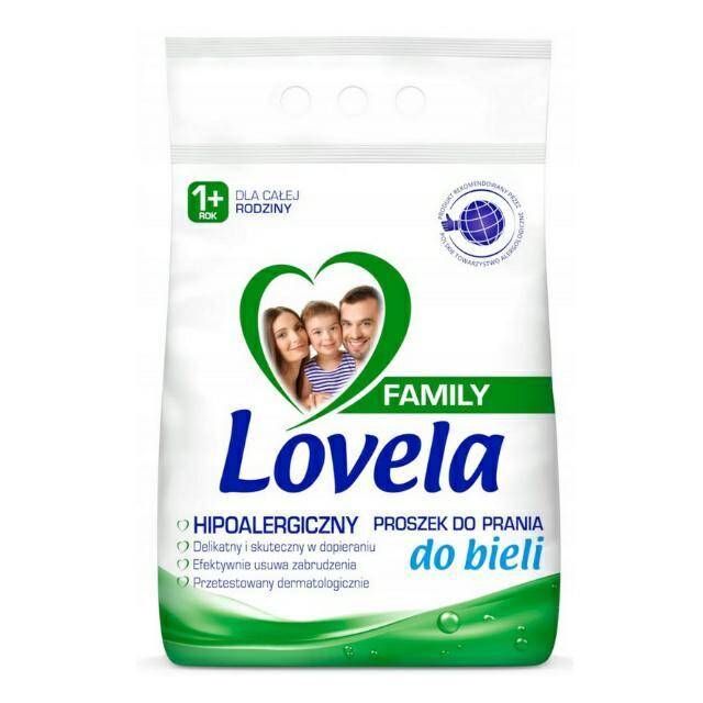 PROSZEK DO PRANIA LOVELA FAMILY 2,1KG WH