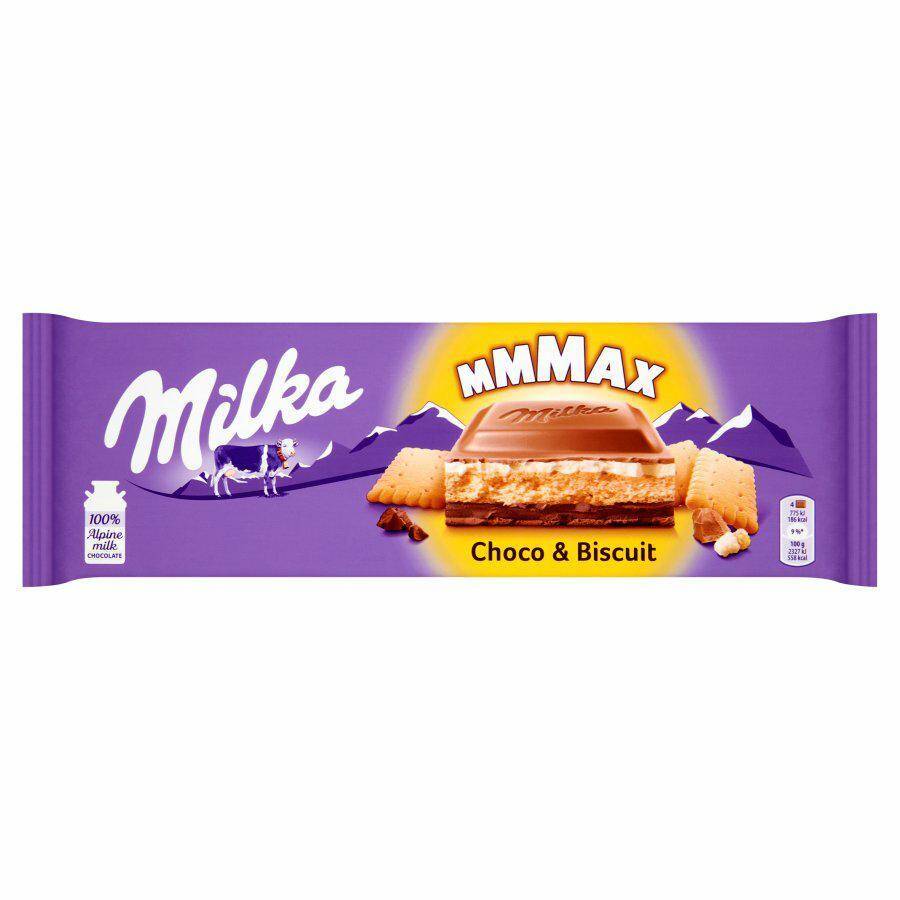 CZEKOLADA MILKA 300G SCHOCO&BISCUIT 9084