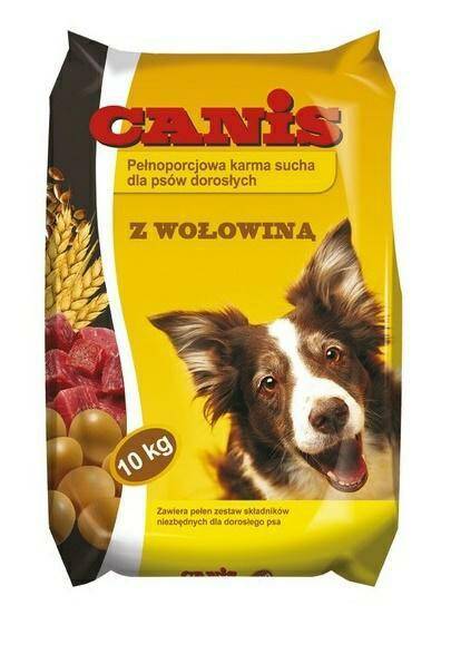 KARMA DLA PSA CANIS 10KG SUCHA WOŁOWINA