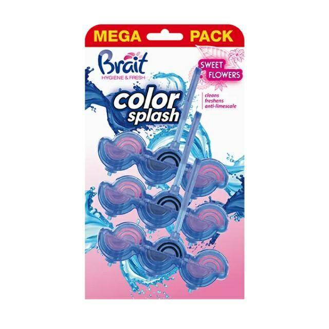 ZAWIESZKA DO WC BRAIT 3x45G SWEET FLOWER