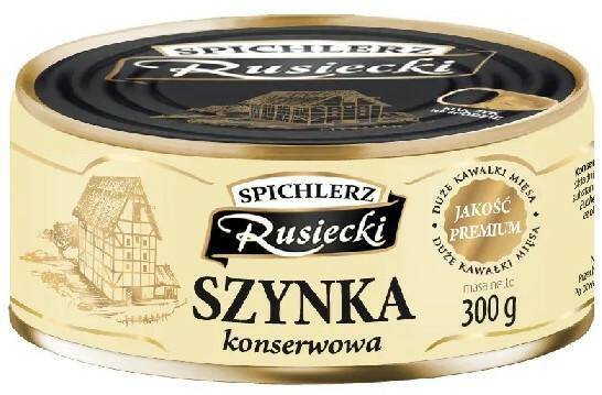 KONSERWA RUSIECKI 300G SZYNKA KONSERWOWA