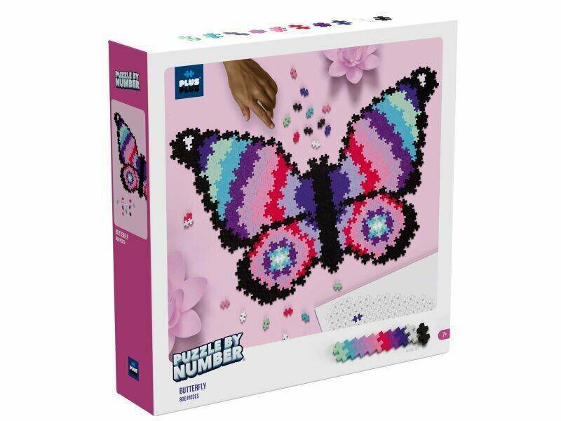 PUZZLE BY NUMBER MOTYL 6948