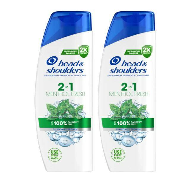 SZAMPON HEAD&SHOULDERS 2x300ML MENTOL