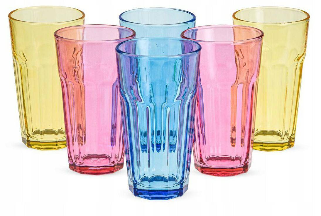 SZKLANKA 290ML GIGI KOLOROWA 6209