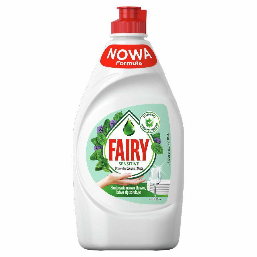 PŁYN DO NACZYŃ FAIRY 450ML TEA TREE&MINT