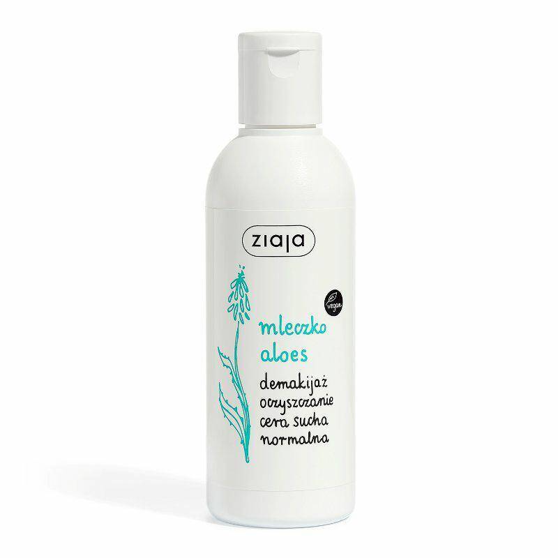 MLECZKO DO DEMAKIJAŻU ZIAJA 200ML ALOES