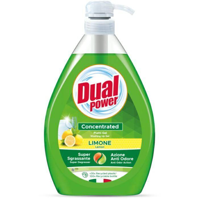 PŁYN DO NACZYŃ DUAL POWER 1L POMPKA