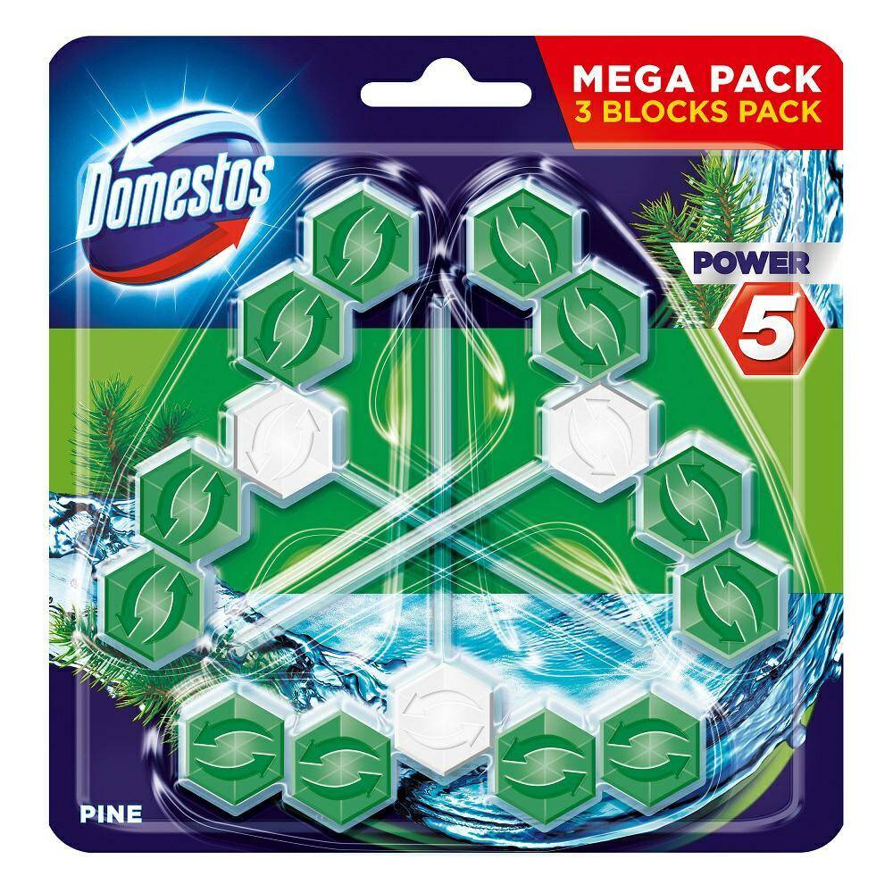 ZAWIESZKA DO WC DOMESTOS 3x55G PINE