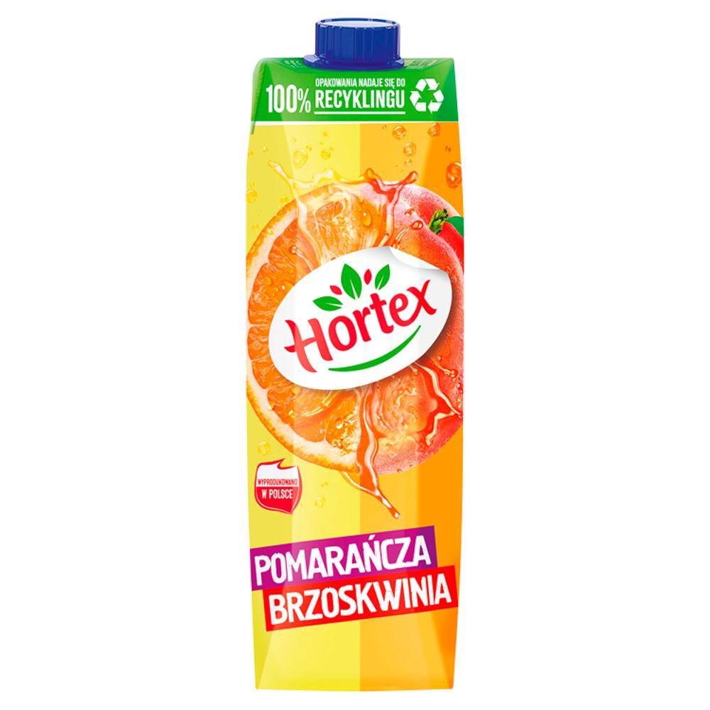 NAPÓJ HORTEX 1L POMARAŃCZA BRZOSKWINIA