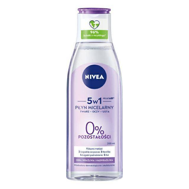 PŁYN MICELARNY NIVEA 200ML 5W1 SENSITIVE