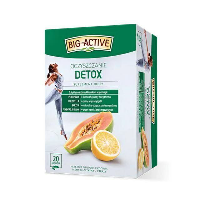 HERBATA BIGACTIVE A20 OCZYSZCZANIE DETOX