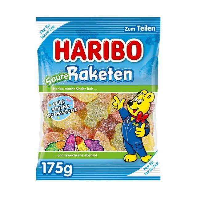 ZELKI HARIBO 175G SAURE RAKETEN 2926