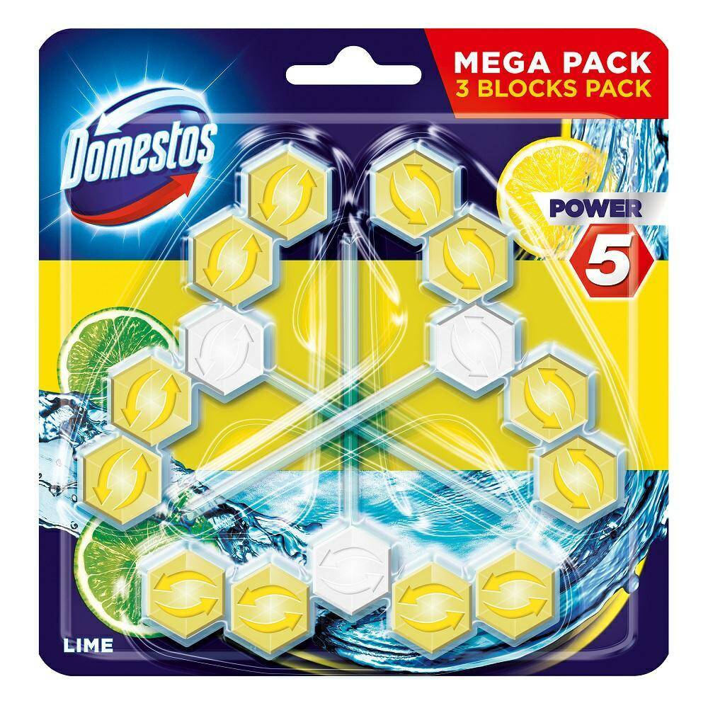 ZAWIESZKA DO WC DOMESTOS 3x55G LIME
