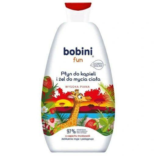 PŁYN DO KĄPIELI BOBINI 500ML TRUSKAWKOWY
