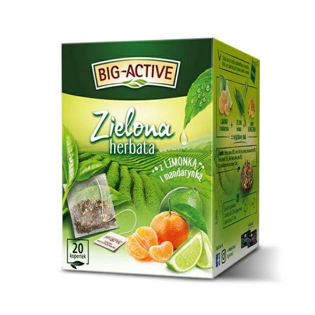 HERBATA BIGACTIVE A20 ZIELONA LIMONKA