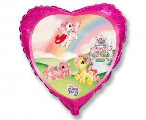 BALON FOLIOWY 18 FX PONY I ZAMEK 8105