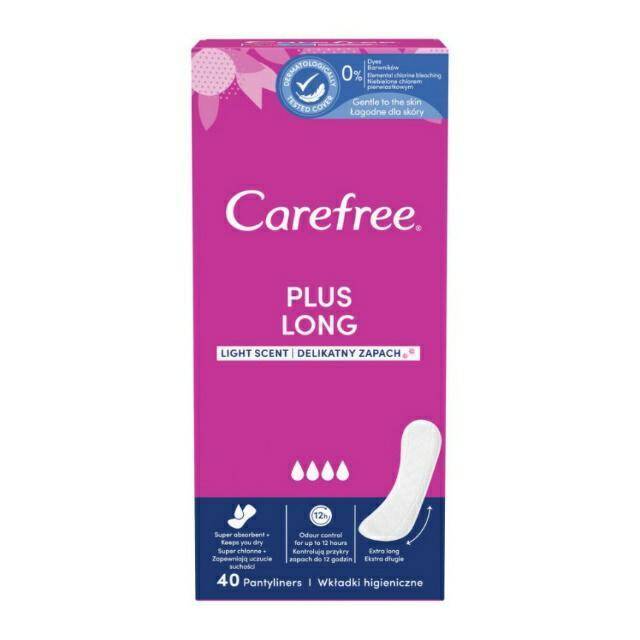 WKŁADKI CAREFREE PLUS A40 LONG 0324
