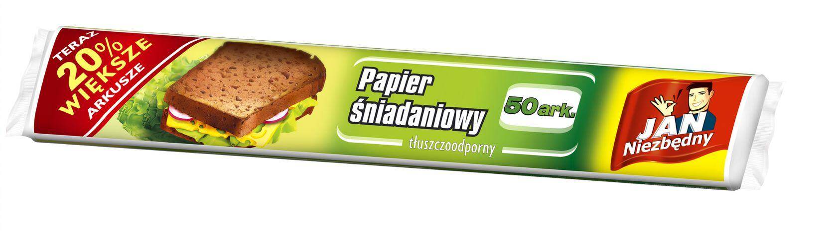 PAPIER ŚNIADANIOWY JAN A50 ARKUSZ 5506