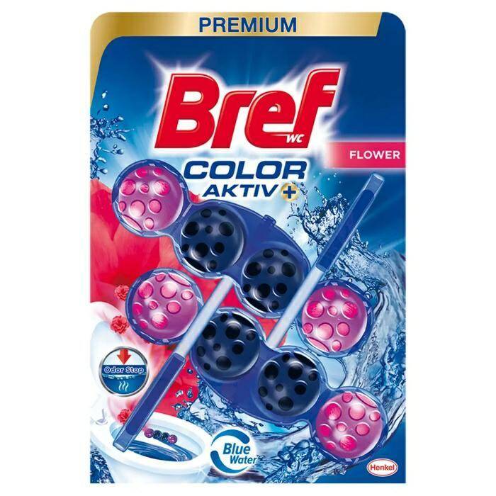 ZAWIESZKA DO WC BREF 2X50G BARWIĄCE