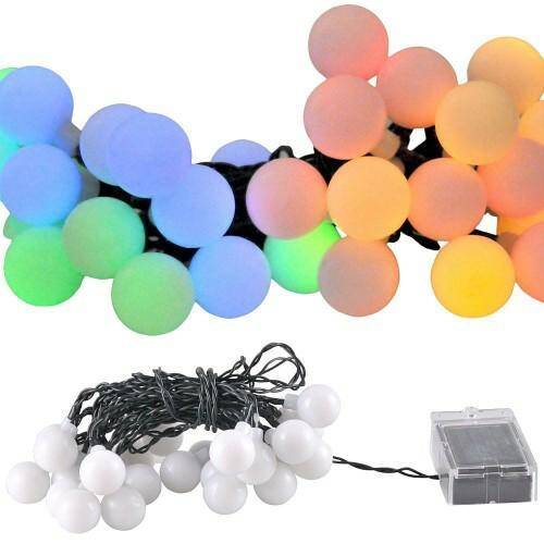 GIRLANDA SOLAR POLUX PARTY MILK 30LED