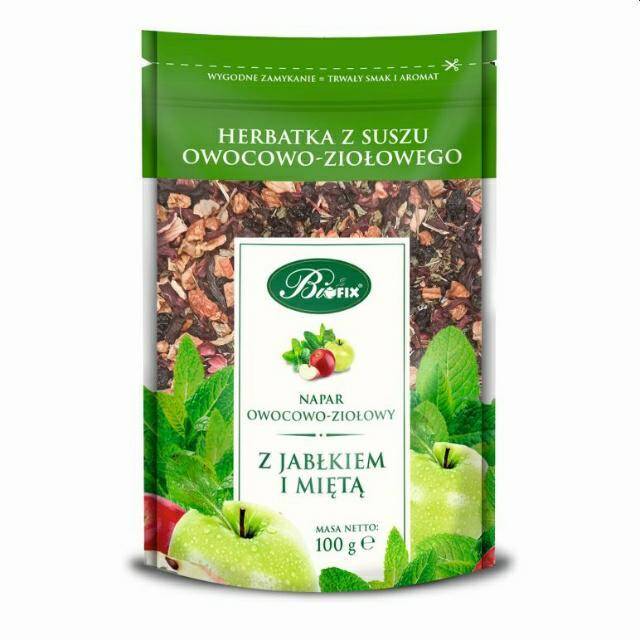 HERBATA BIOFIX NAPAR 100G JABŁKO MIĘTA