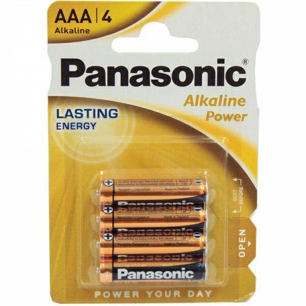BATERIA PANASONIC LR03 ALKALINE A4 BLIS