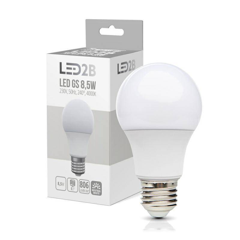 ŻARÓWKA KOBI LED GS 8,5W E27 4000K BARWA