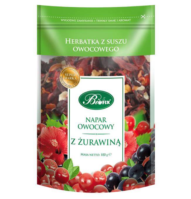 HERBATA BIOFIX NAPAR 100G ŻURAWINA 1010